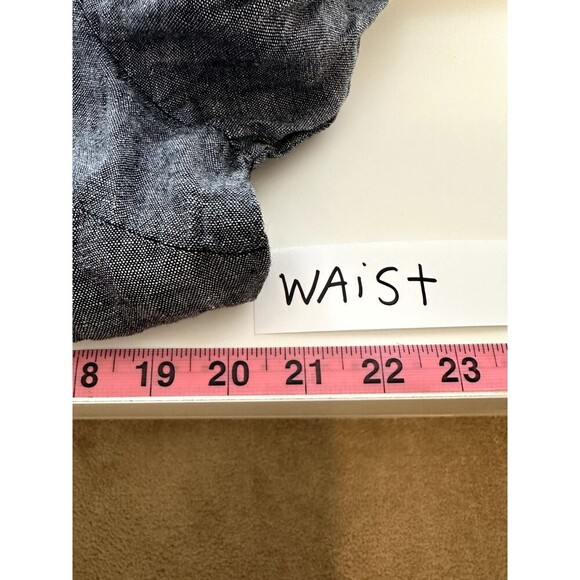 JM Collection Womans Linen Embroidered Top Size 14 Boho Artsy Lagenlook Western - Picture 5 of 10